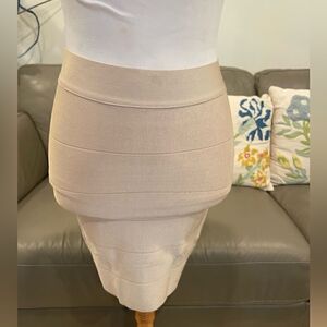 BEBE Bandage Bodycon Mini Skirt
